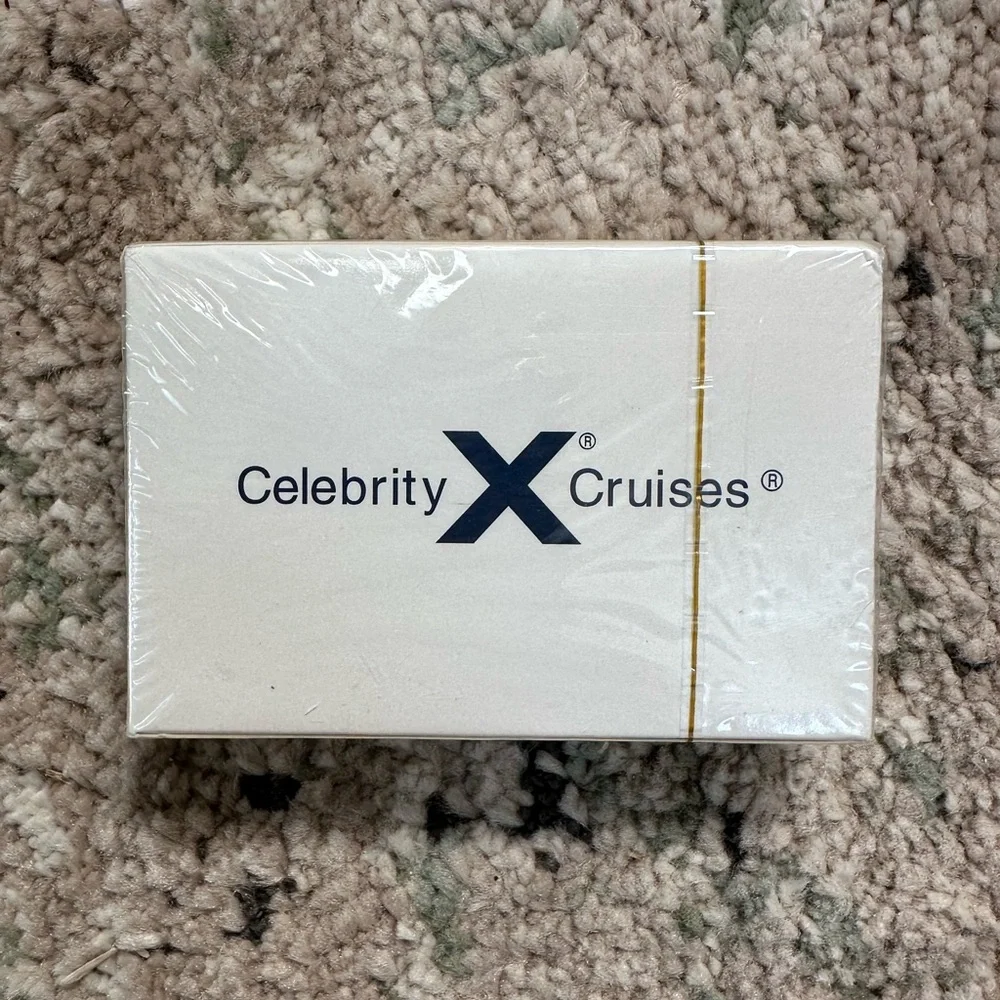 New Celebrity X Cruises Deck of Playing Cards in Package